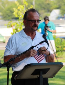 Texas Retirement Specialists CEO Jim Poe speaks at 9-11 Memorial Event